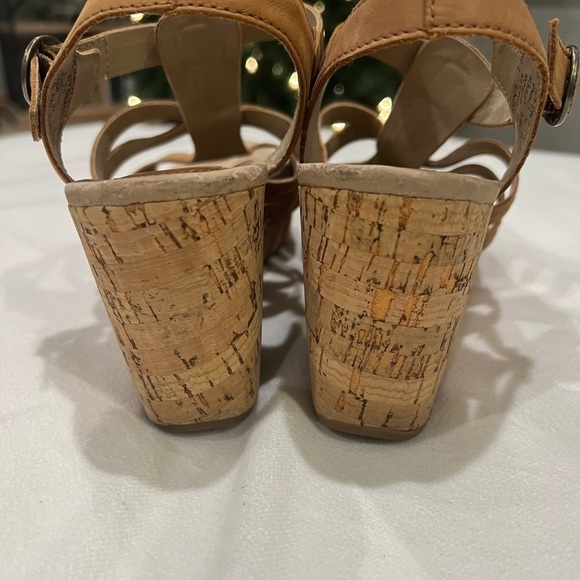 Women’s Tan/Camel Sperry Open Toe Wedge Heel Size 7.5 - Picture 5 of 9